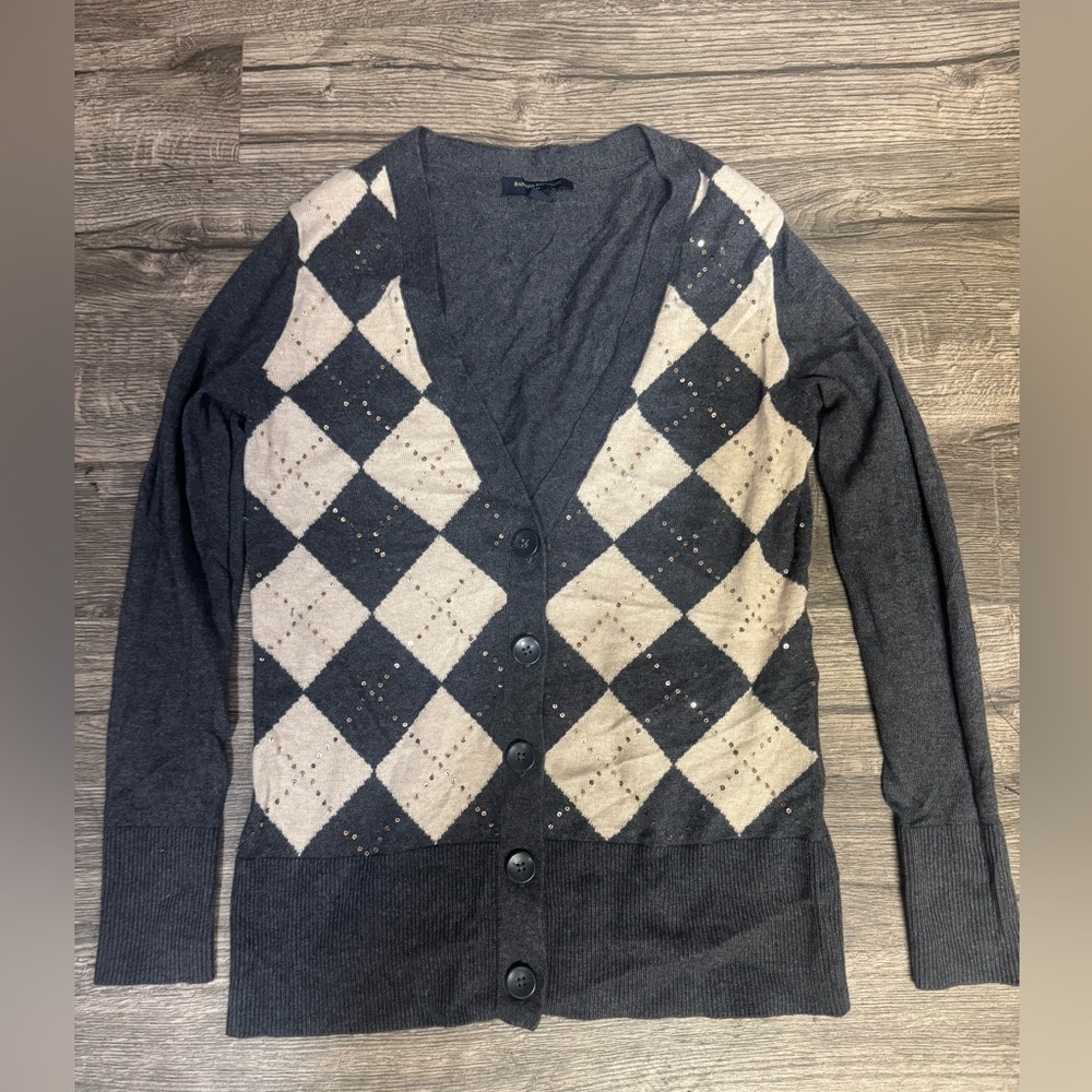Banana Republic Heather Blue Knit Top